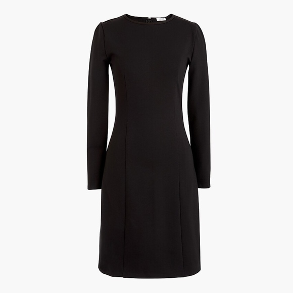 J. Crew Factory Dresses & Skirts - New JCREW Black Long-sleeve stretch ponte Dress